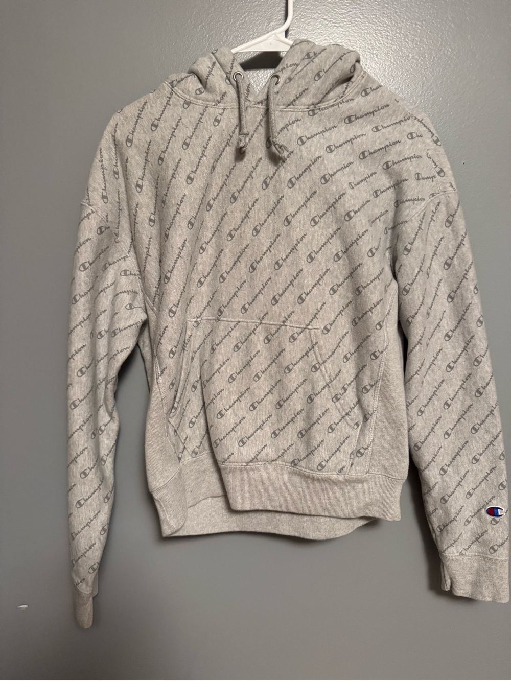 Champion Women’s  All-Over Logo Hooded Sweatshirt NWOT